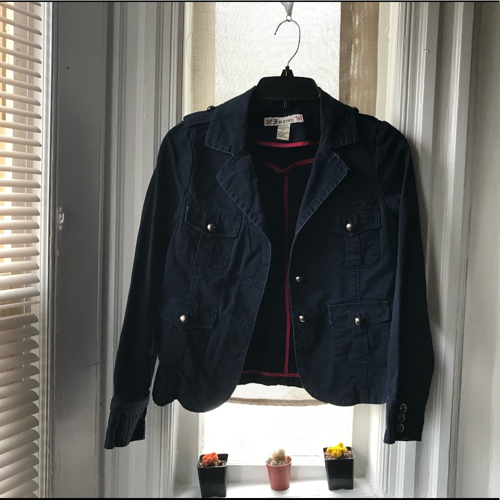 Navy blazer